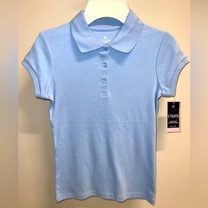 Girls Chaps Light Blue Uniform Polo Shirt